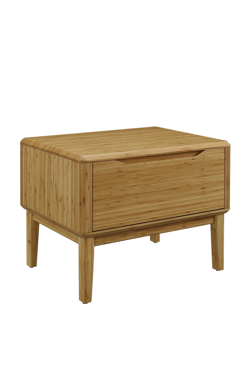 Solid Bamboo 1-Drawer Nightstand | Greenington Currant | Oroatrade.com