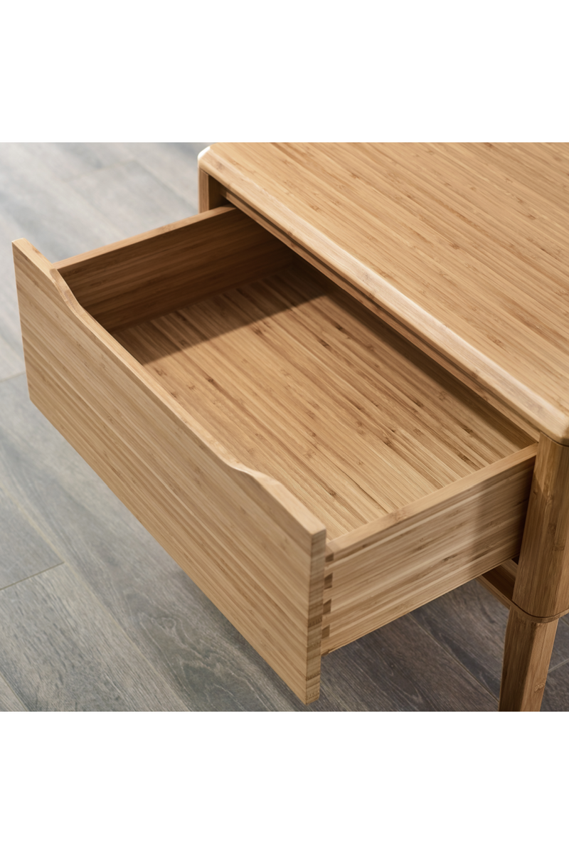 Solid Bamboo 1-Drawer Nightstand | Greenington Currant | Oroatrade.com