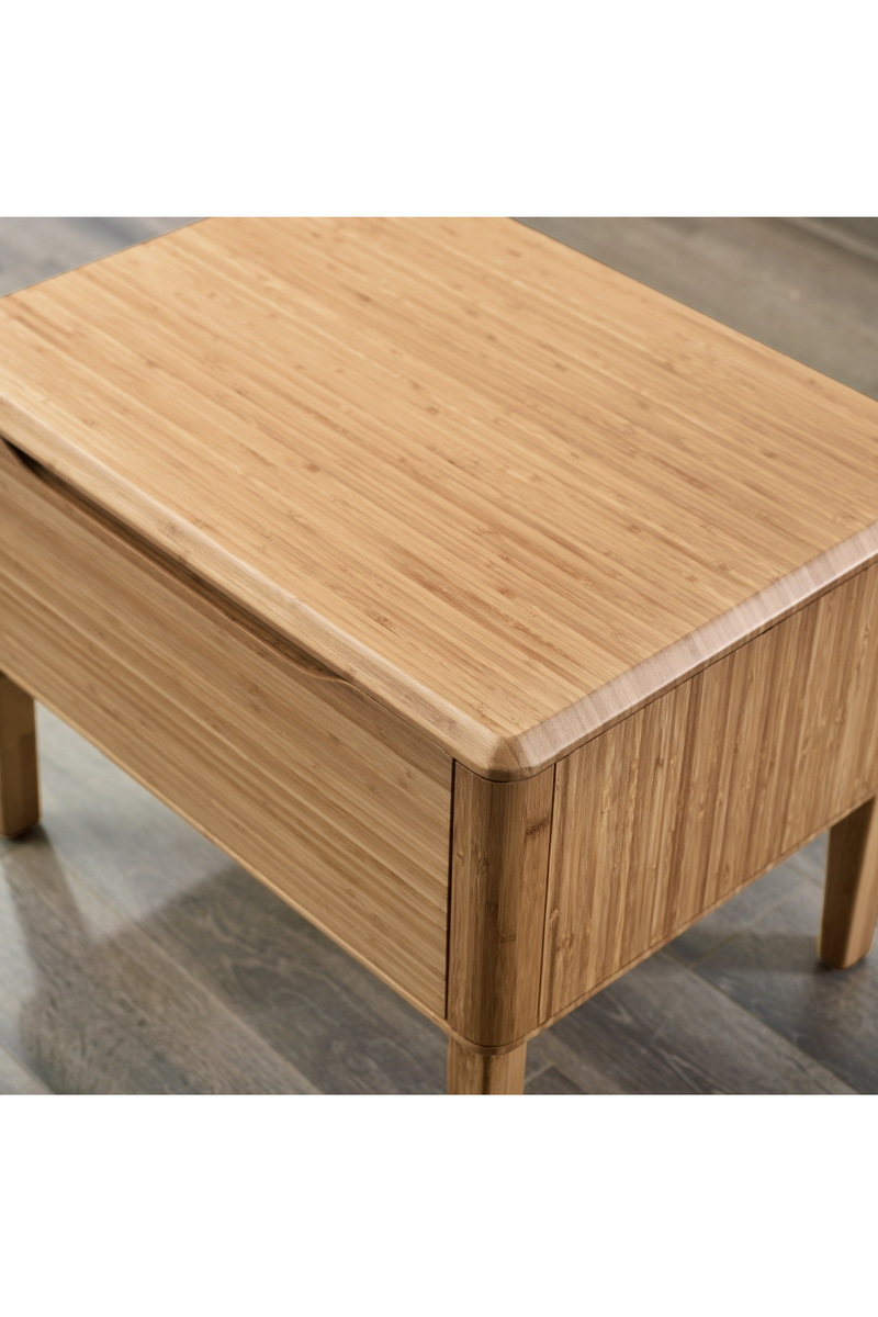 Solid Bamboo 1-Drawer Nightstand | Greenington Currant | Oroatrade.com