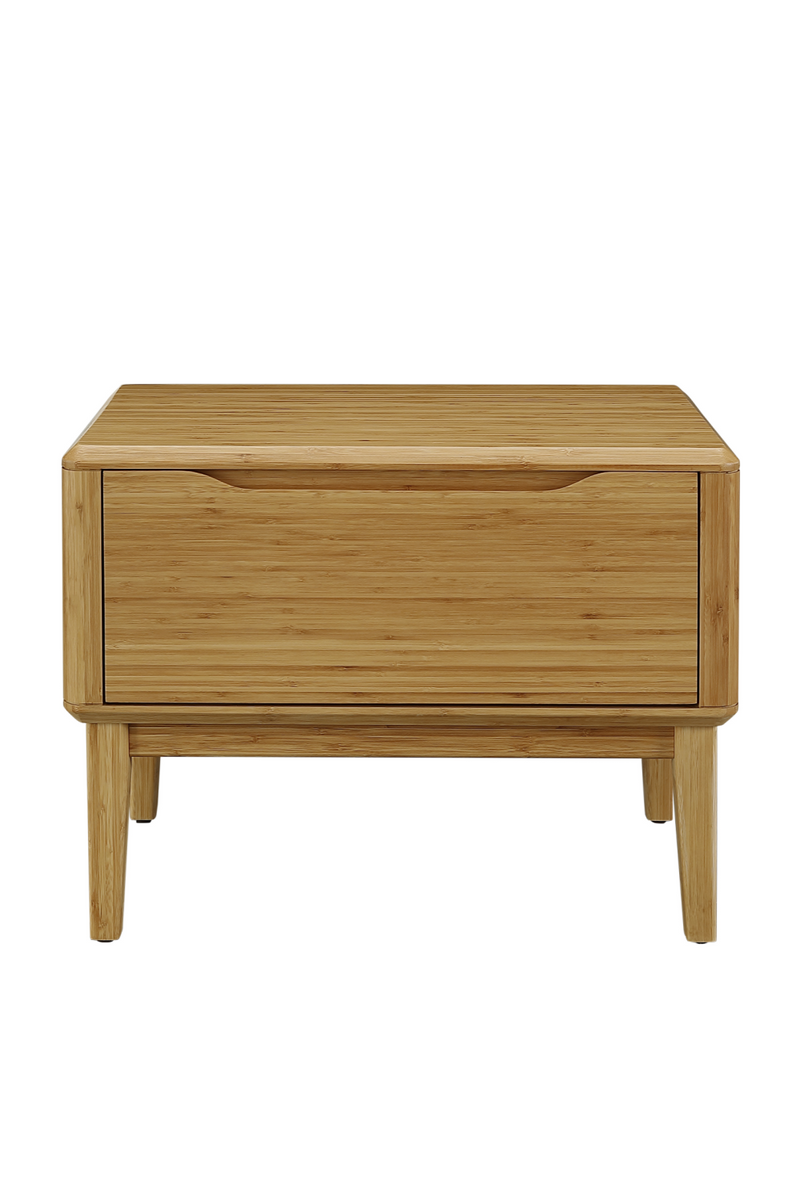 Solid Bamboo 1-Drawer Nightstand | Greenington Currant | Oroatrade.com