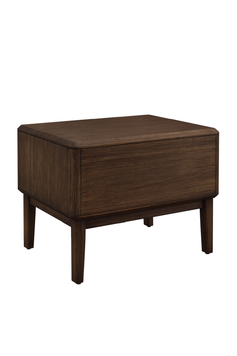 Solid Bamboo 1-Drawer Nightstand | Greenington Currant | Oroatrade.com