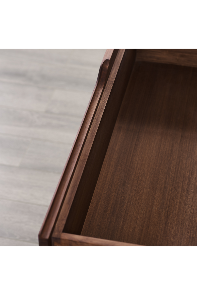 Solid Bamboo 1-Drawer Nightstand | Greenington Currant | Oroatrade.com