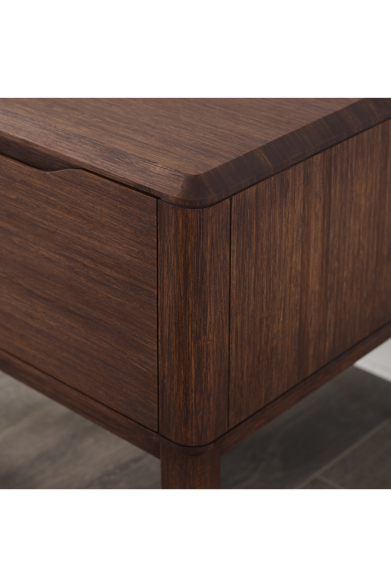 Solid Bamboo 1-Drawer Nightstand | Greenington Currant | Oroatrade.com