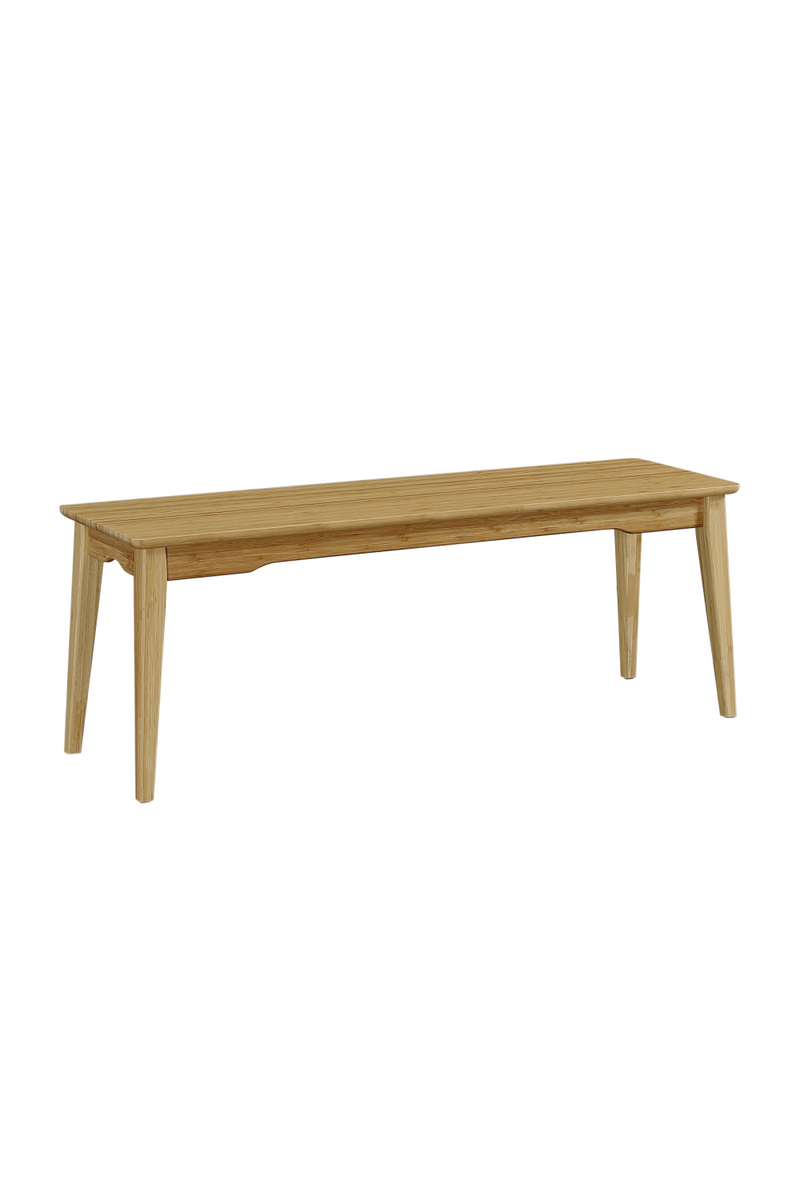 Scandinavian Bamboo Long Bench | Greenington Currant | Oroatrade.com 