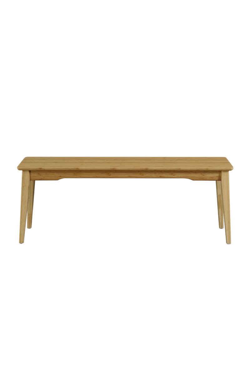 Scandinavian Bamboo Long Bench | Greenington Currant | Oroatrade.com 