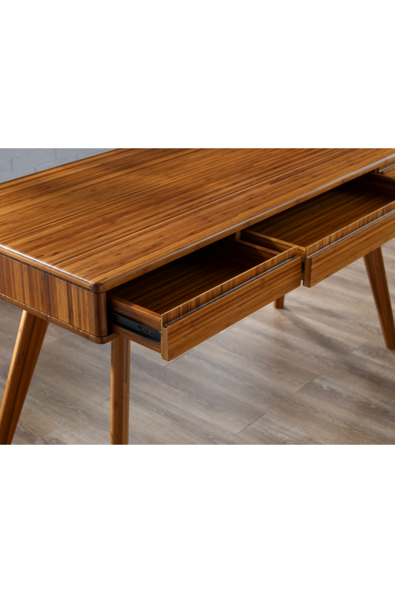 3-Drawer Bamboo Writing Desk | Greenington Currant | Oroatrade.com