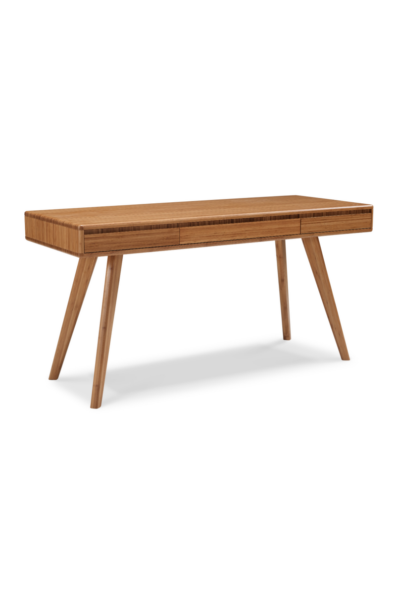 3-Drawer Bamboo Writing Desk | Greenington Currant | Oroatrade.com