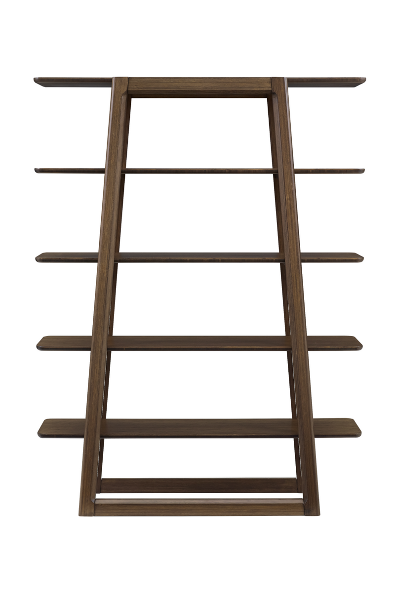 Bamboo Ladder Bookshelf | Greenington Currant | Oroatrade.com