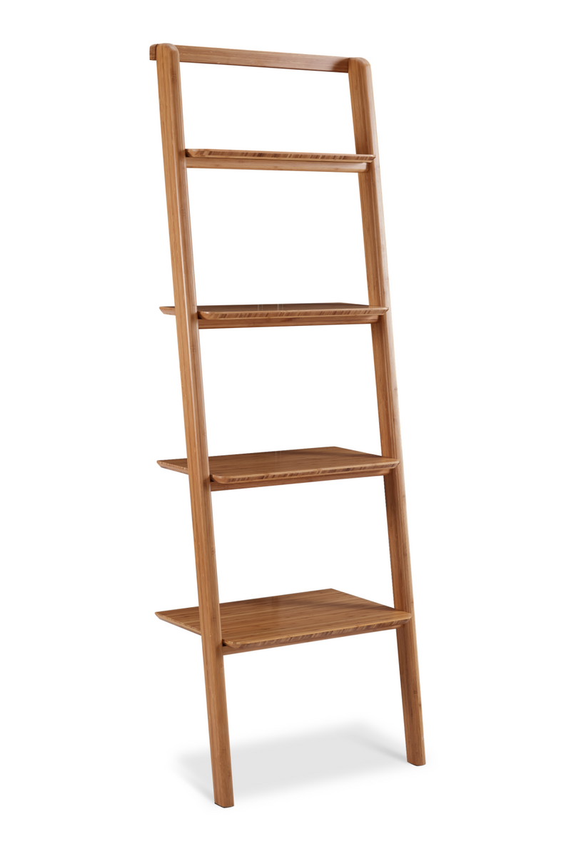 Bamboo Leaning Bookshelf | Greenington Currant | Oroatrade.com