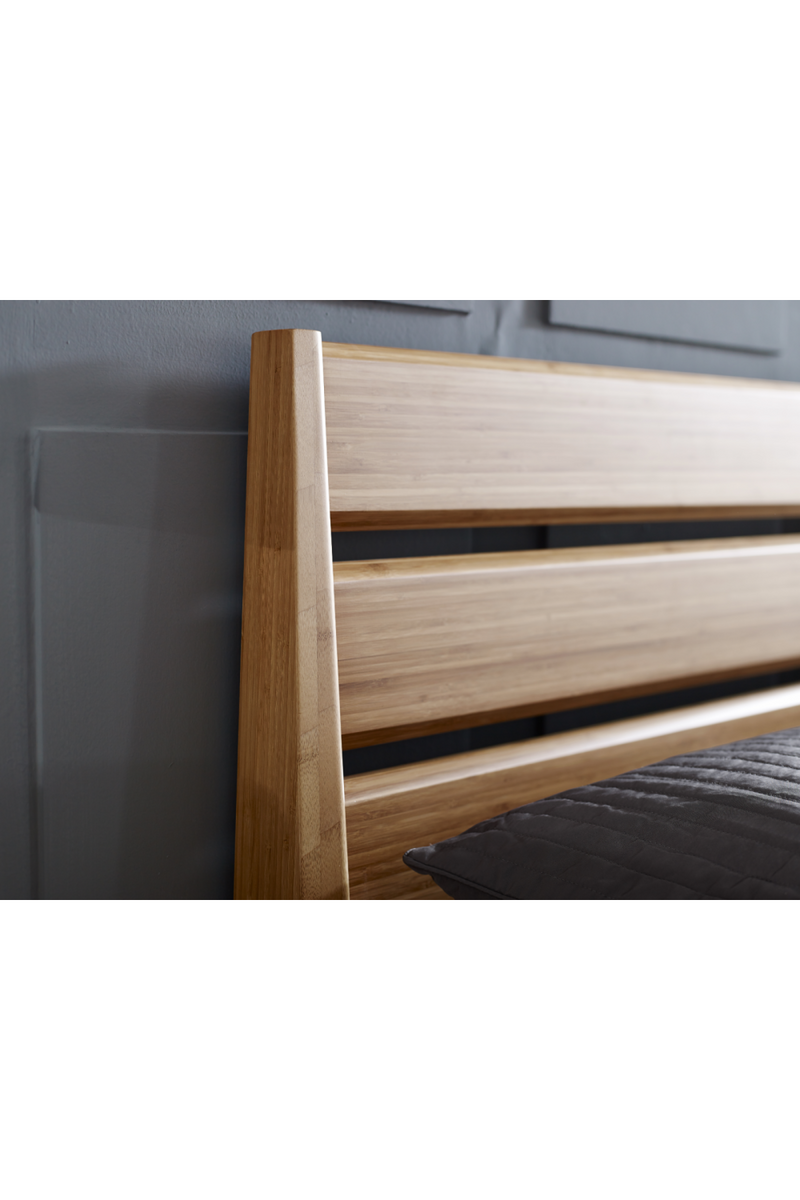 Beveled Bamboo Platform Bed | Greenington Sienna | Oroatrade.com