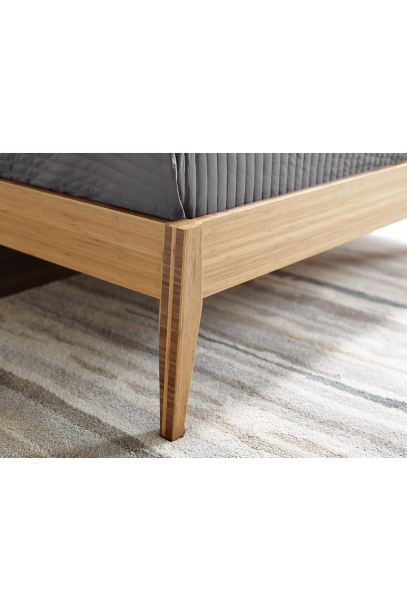 Beveled Bamboo Platform Bed | Greenington Sienna | Oroatrade.com