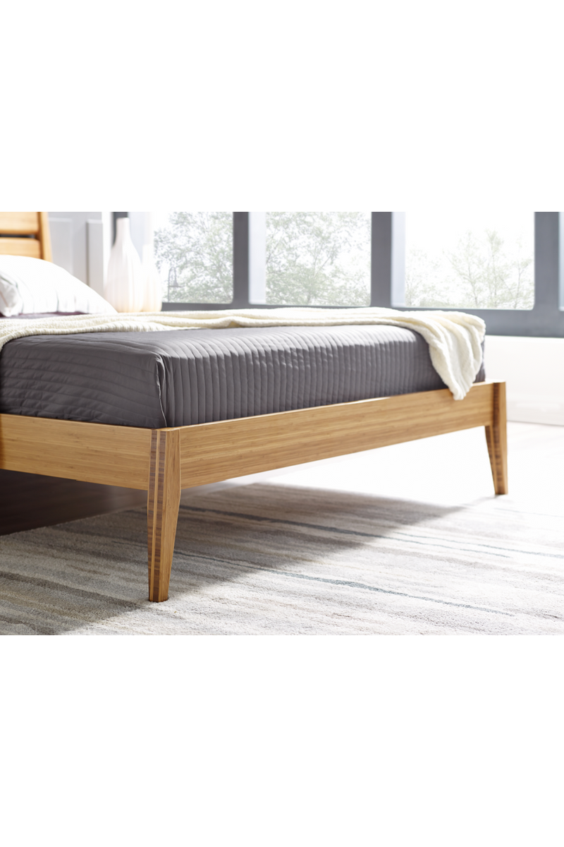 Beveled Bamboo Platform Bed | Greenington Sienna | Oroatrade.com