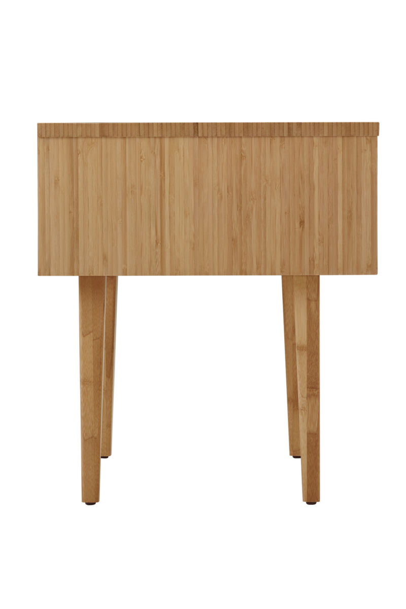 Beveled Bamboo 1-Drawer Nightstand | Greenington Sienna | Oroatrade.com 