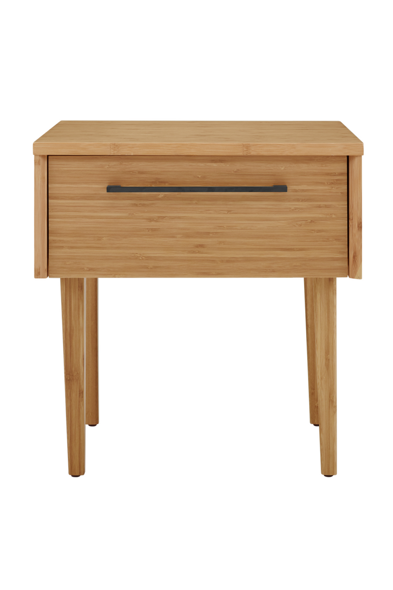 Beveled Bamboo 1-Drawer Nightstand | Greenington Sienna | Oroatrade.com 