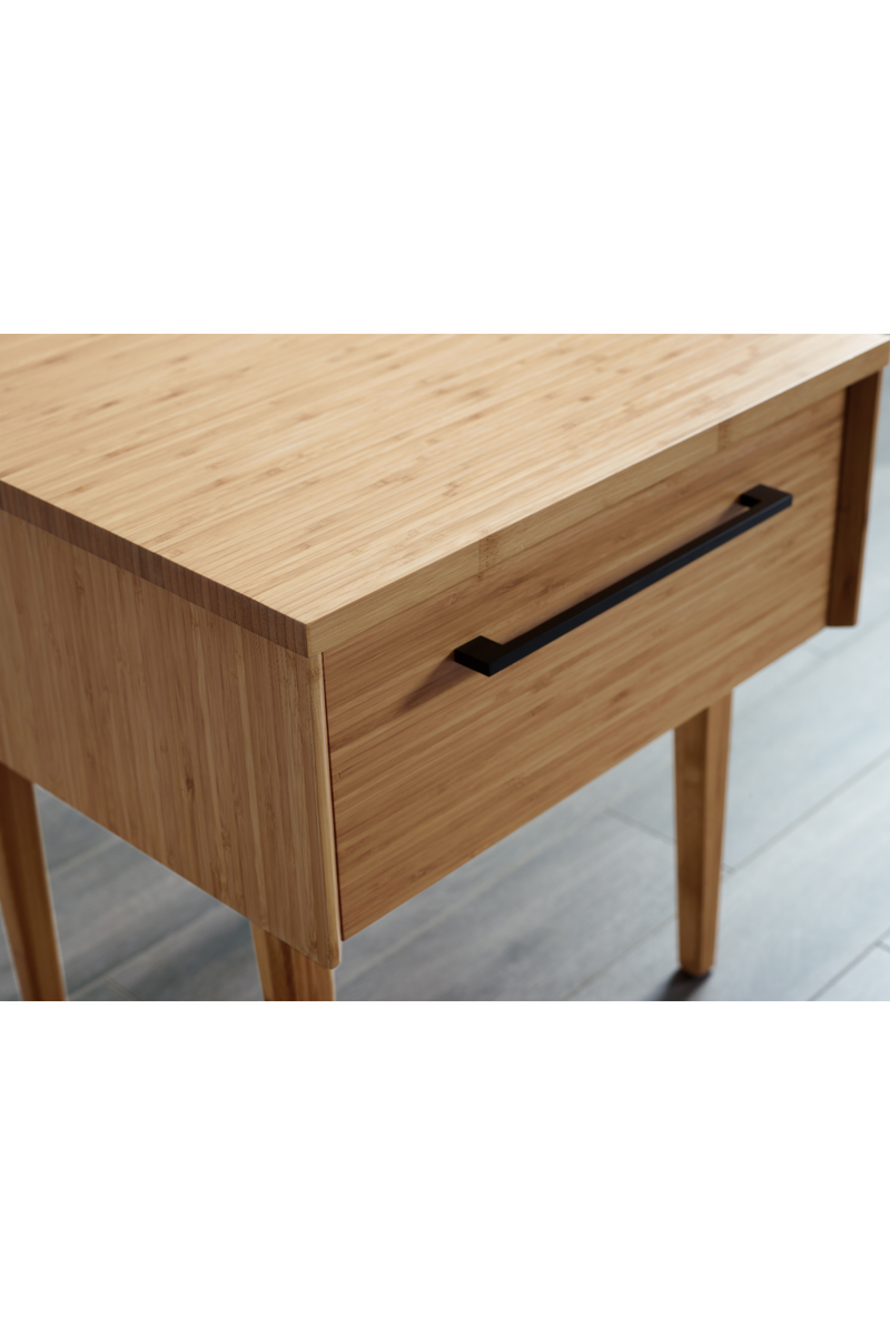 Beveled Bamboo 1-Drawer Nightstand | Greenington Sienna | Oroatrade.com 