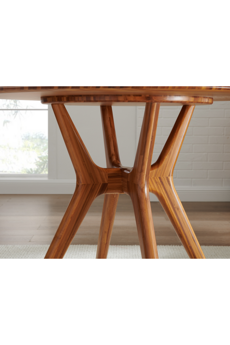 Modern Solid Bamboo Dining Table | Greenington Sitka | Oroatrade.com