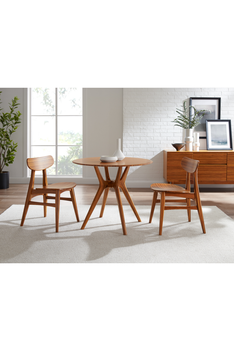 Modern Solid Bamboo Dining Table | Greenington Sitka | Oroatrade.com