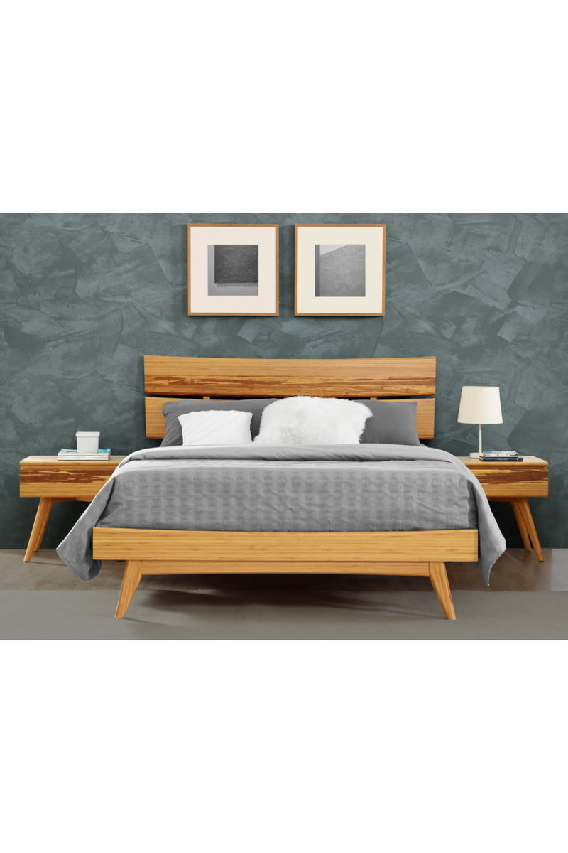 Solid Bamboo Platform Bed | Greenington Azara