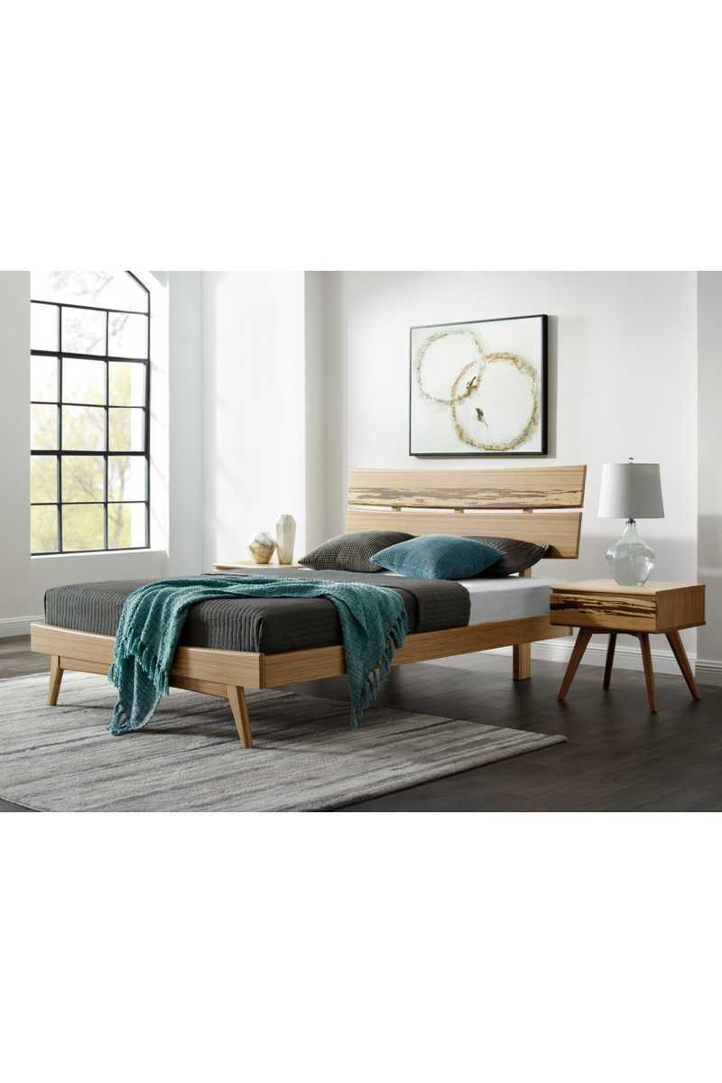 Solid Bamboo Platform Bed | Greenington Azara