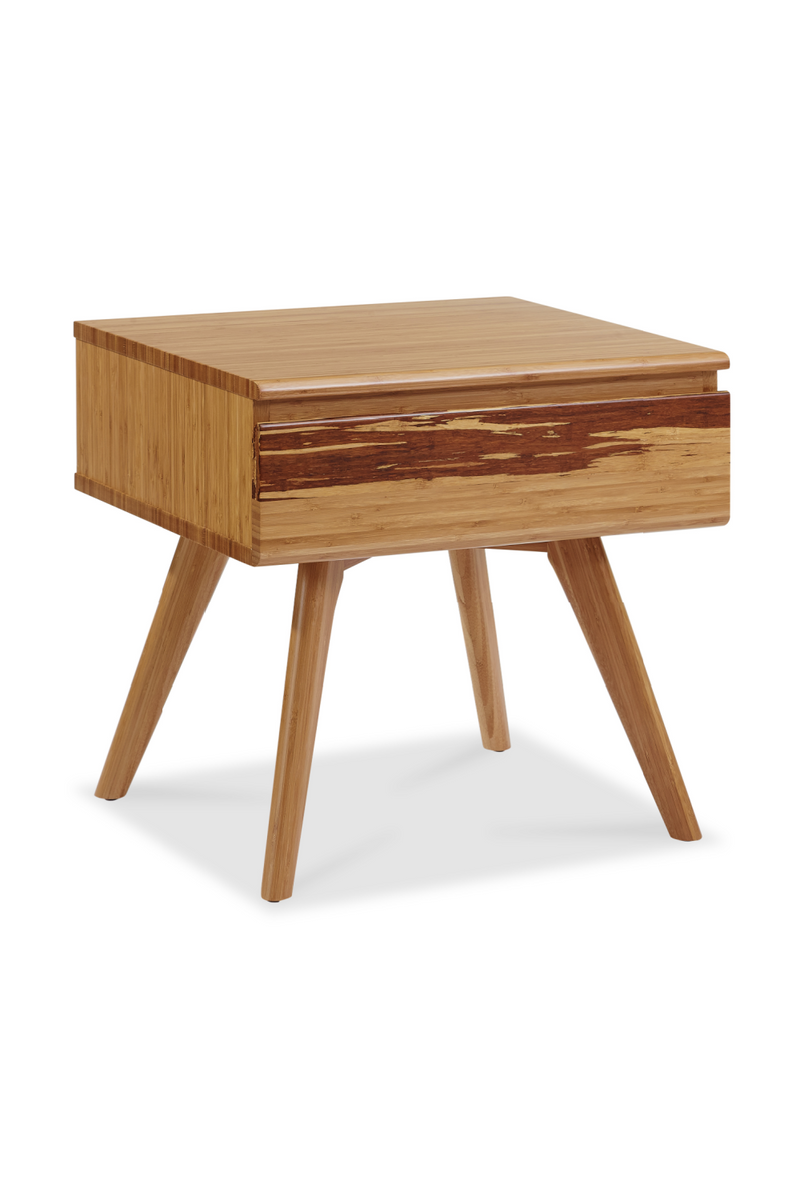 Tiger Bamboo 1-Drawer Nightstand | Greenington Azara | Oroatrade.com