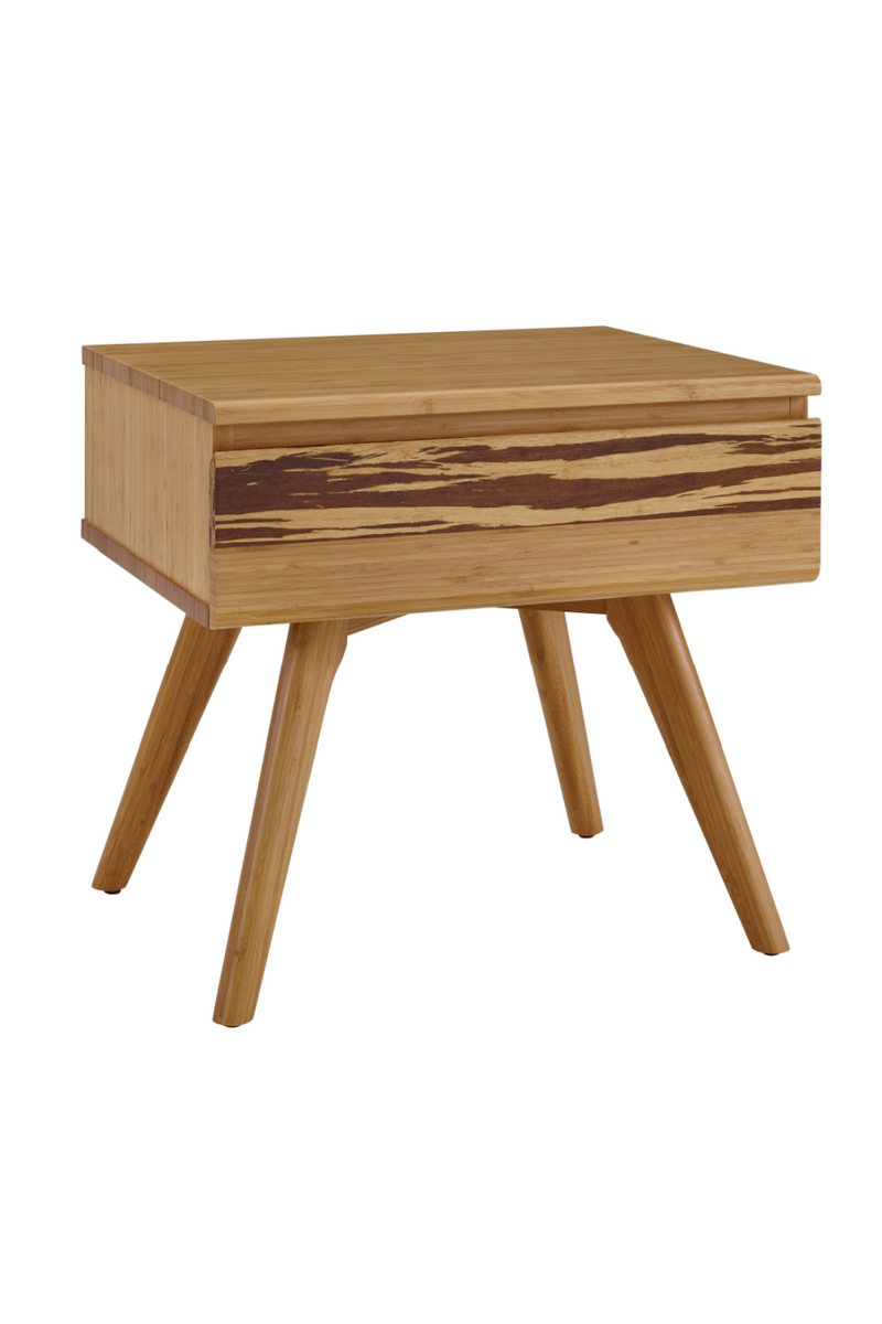 Tiger Bamboo 1-Drawer Nightstand | Greenington Azara | Oroatrade.com