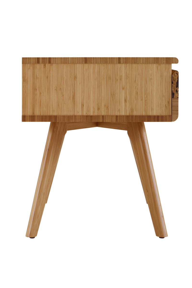 Tiger Bamboo 1-Drawer Nightstand | Greenington Azara | Oroatrade.com