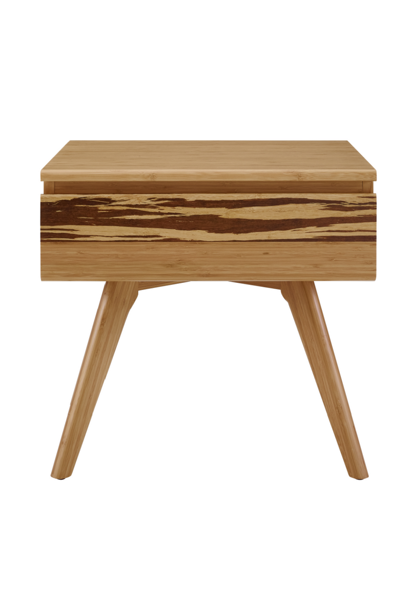 Tiger Bamboo 1-Drawer Nightstand | Greenington Azara | Oroatrade.com