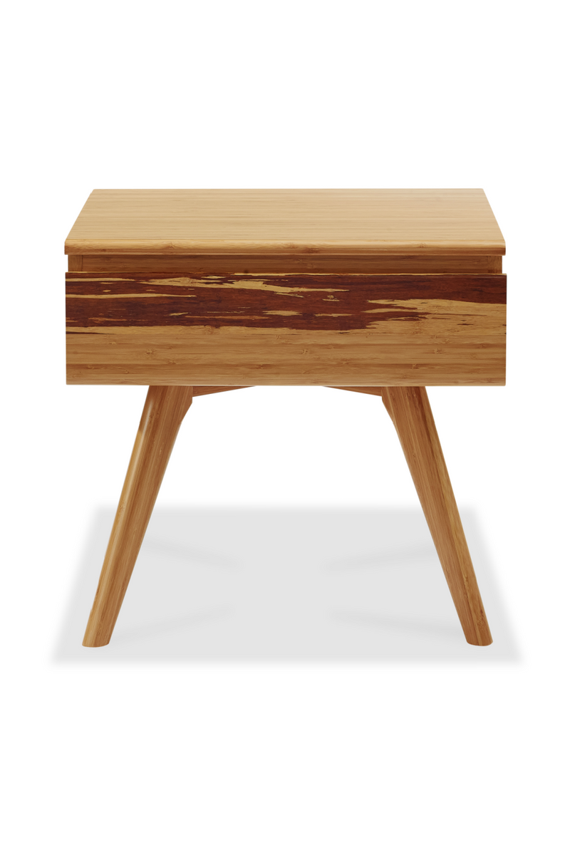 Tiger Bamboo 1-Drawer Nightstand | Greenington Azara | Oroatrade.com