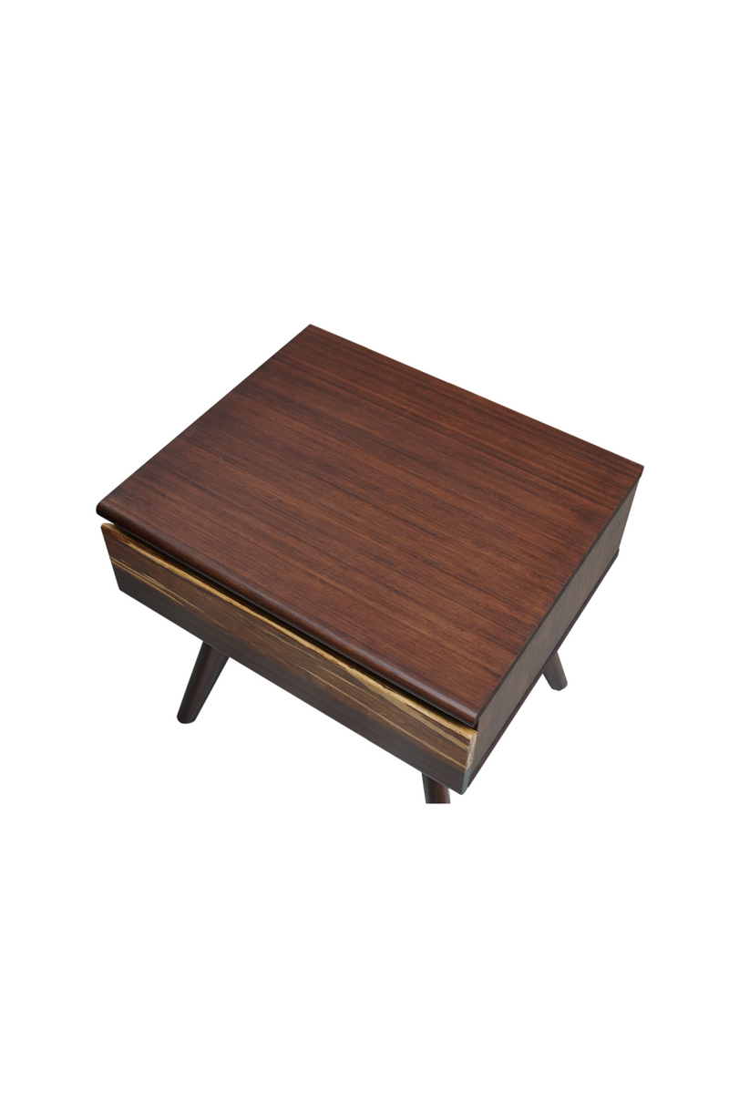 Tiger Bamboo 1-Drawer Nightstand | Greenington Azara | Oroatrade.com