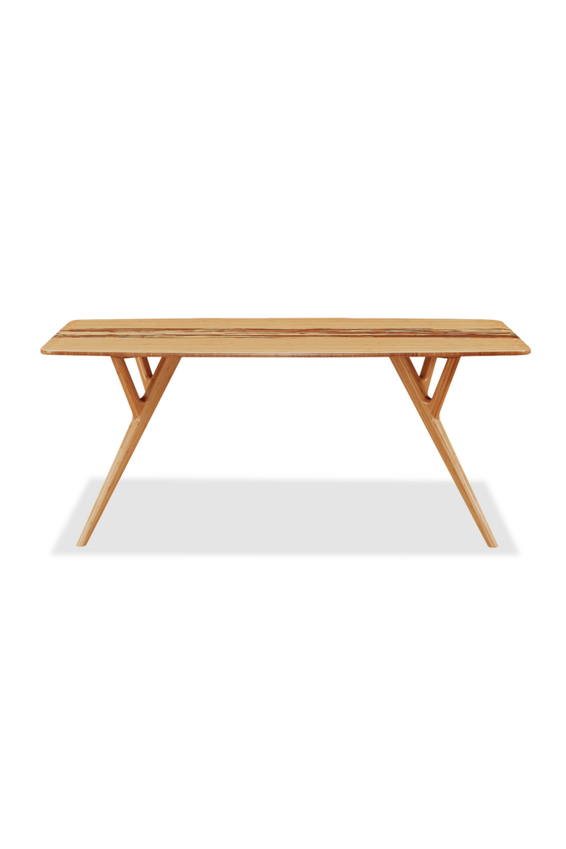 Tiger Bamboo Accented Dining Table | Greenington Azara | Oroatrade.com