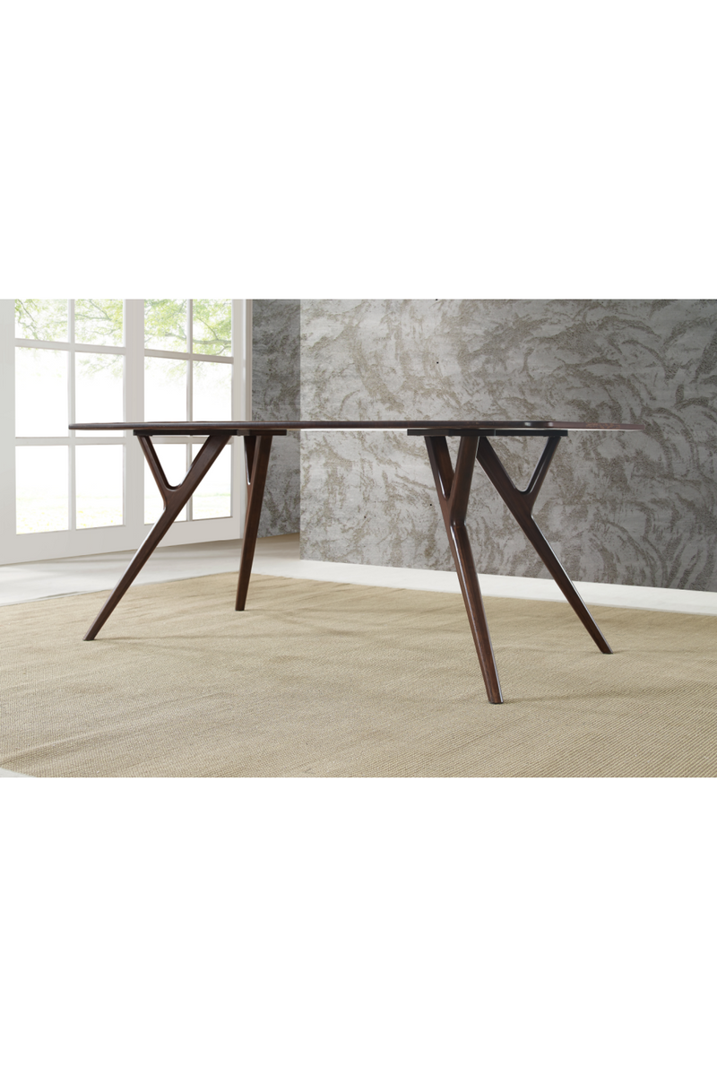 Tiger Bamboo Accented Dining Table | Greenington Azara | Oroatrade.com