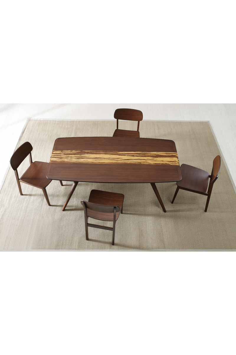 Tiger Bamboo Accented Dining Table | Greenington Azara | Oroatrade.com