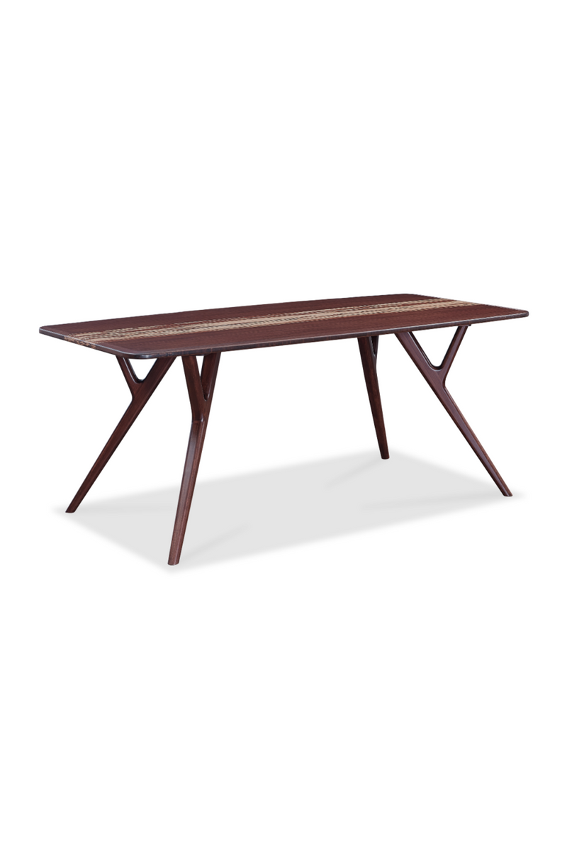 Tiger Bamboo Accented Dining Table | Greenington Azara | Oroatrade.com