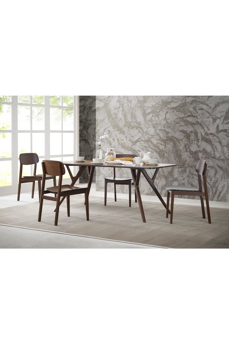 Tiger Bamboo Accented Dining Table | Greenington Azara | Oroatrade.com