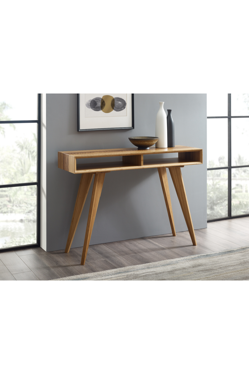 Modern Bamboo Console Table | Greenington Azara | Oroatrade.com