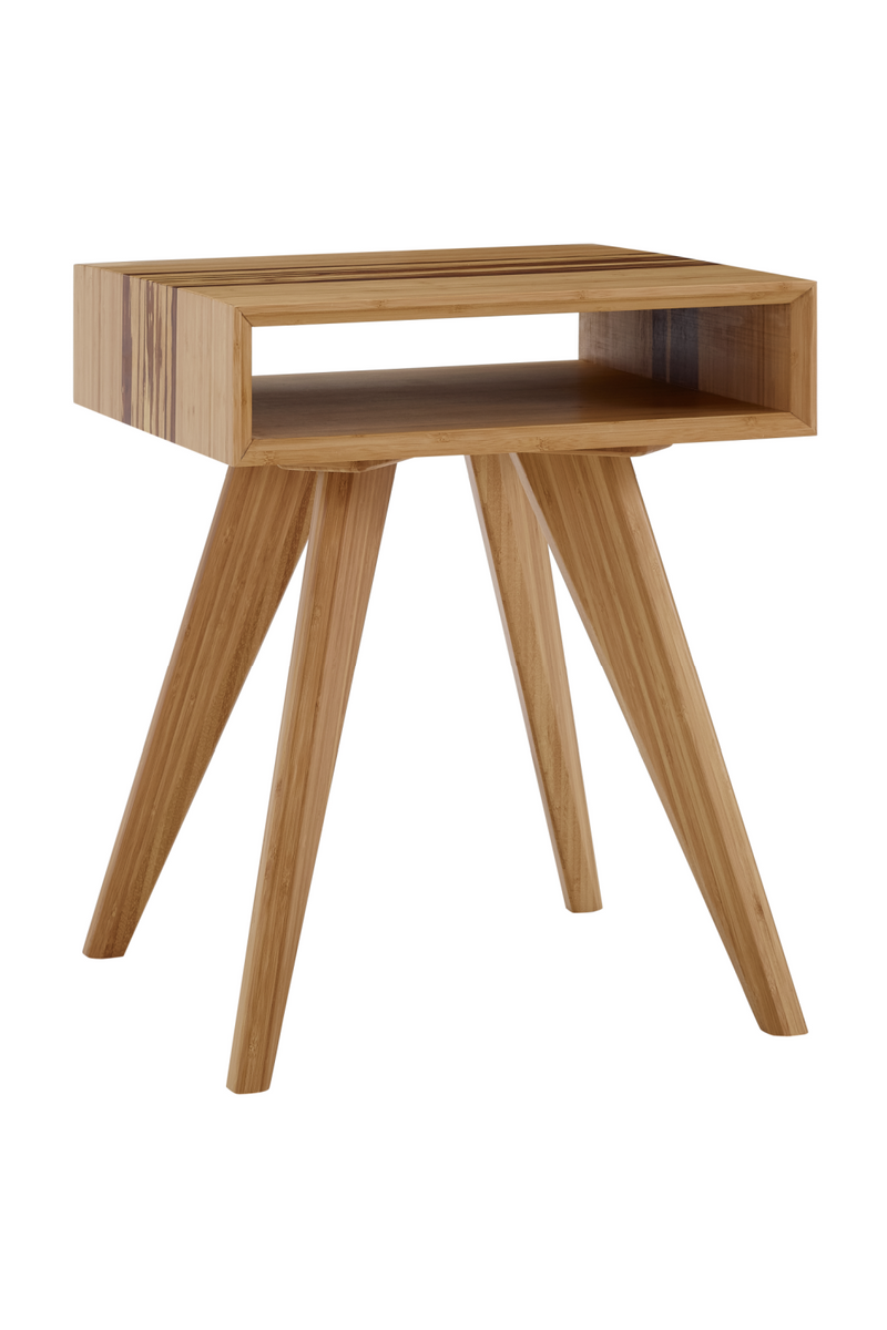 Tapered-Leg Bamboo End Table | Greenington Azara | Oroatrade.com