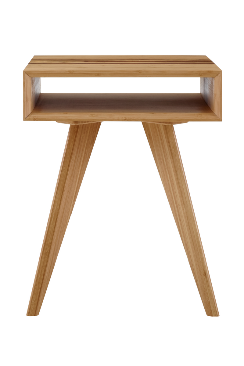 Tapered-Leg Bamboo End Table | Greenington Azara | Oroatrade.com