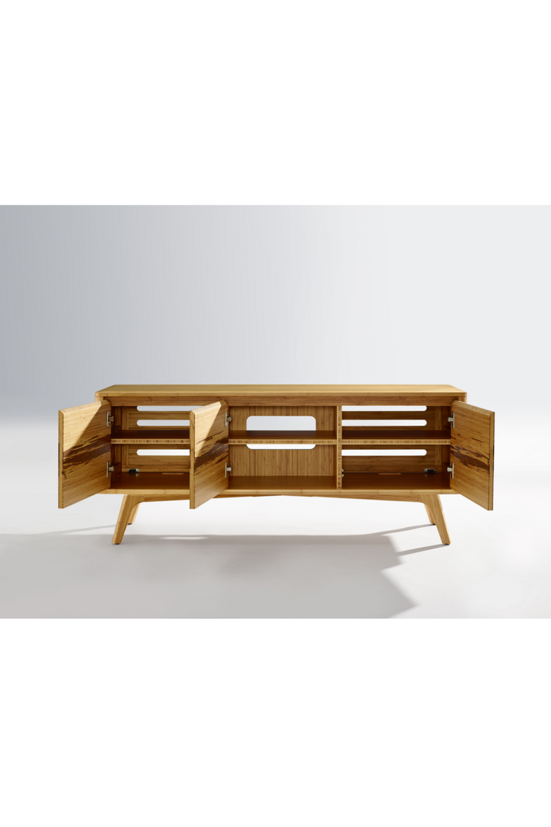 Solid Bamboo Media Cabinet | Greenington Azara | Oroatrade.com