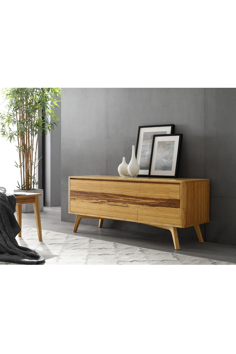 Solid Bamboo Media Cabinet | Greenington Azara | Oroatrade.com