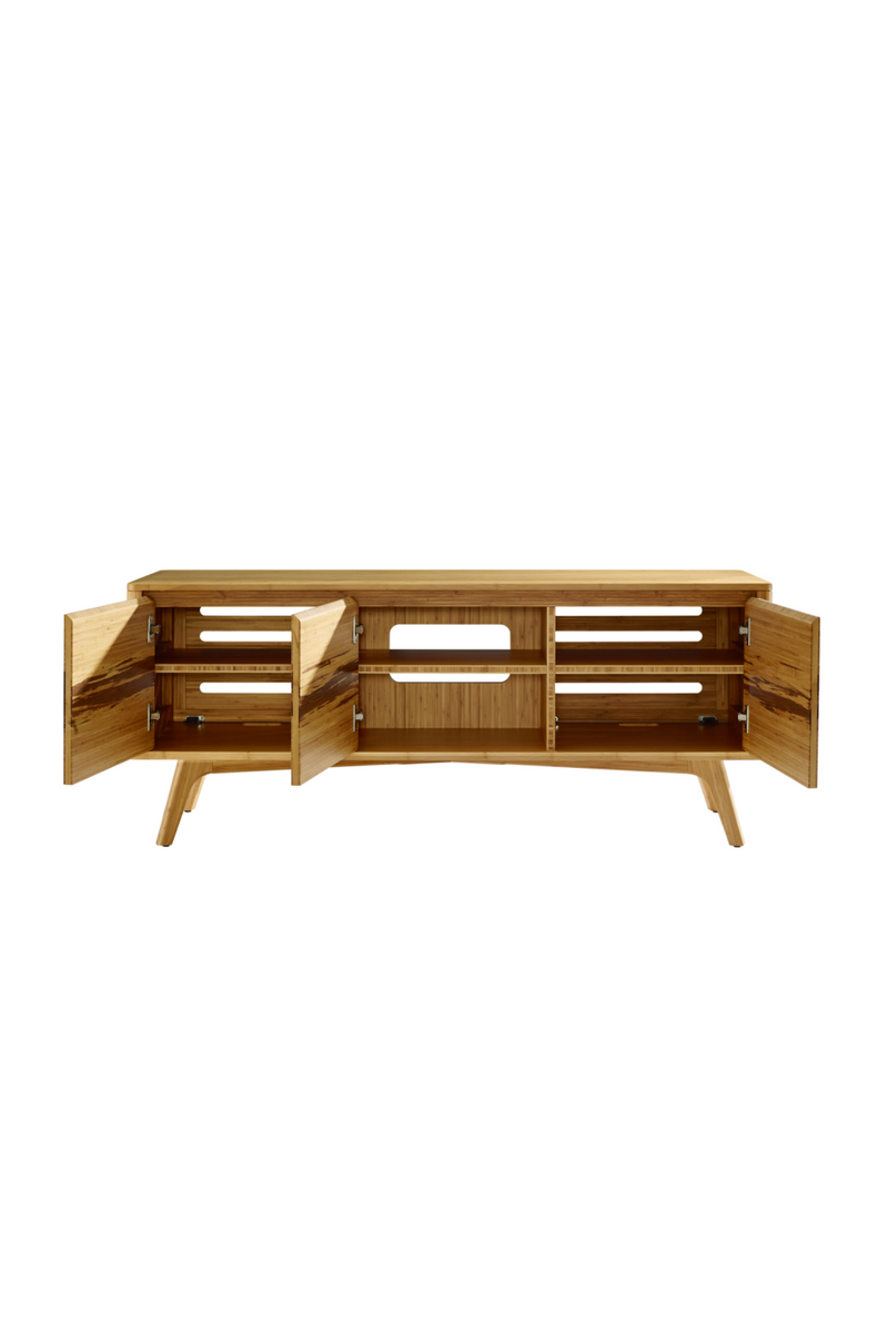 Solid Bamboo Media Cabinet | Greenington Azara | Oroatrade.com