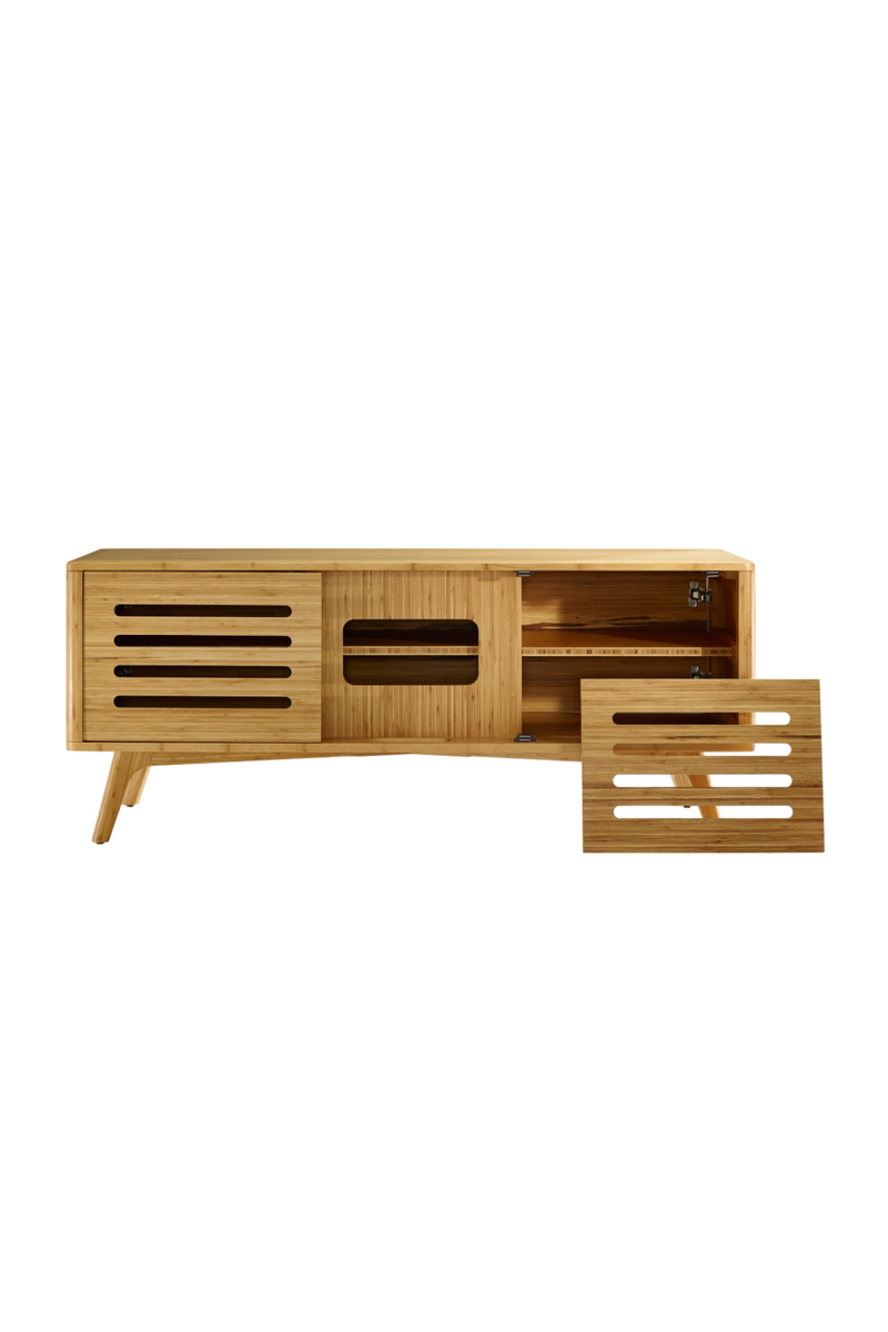 Solid Bamboo Media Cabinet | Greenington Azara | Oroatrade.com