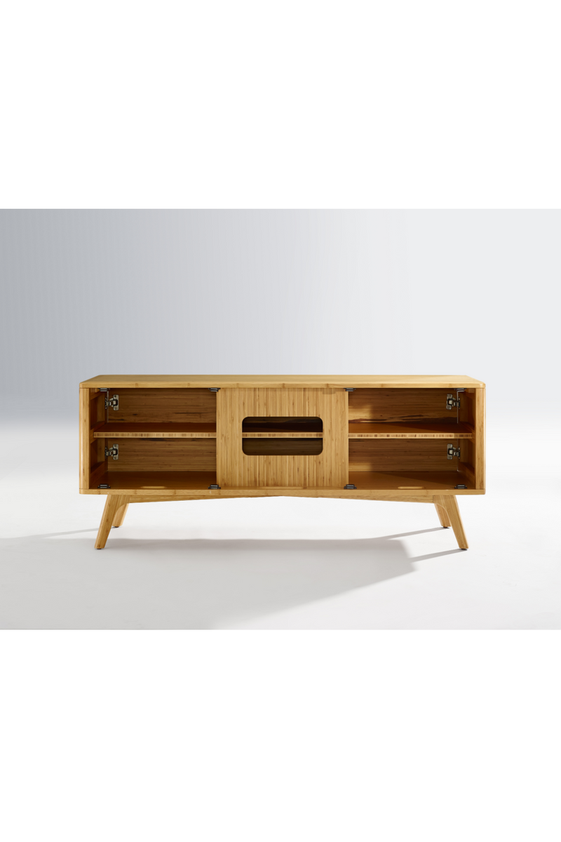 Solid Bamboo Media Cabinet | Greenington Azara | Oroatrade.com