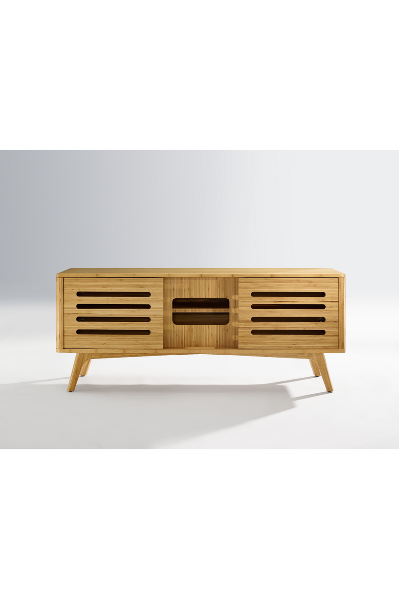 Solid Bamboo Media Cabinet | Greenington Azara | Oroatrade.com