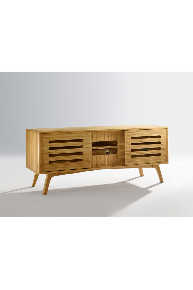 Solid Bamboo Media Cabinet | Greenington Azara | Oroatrade.com