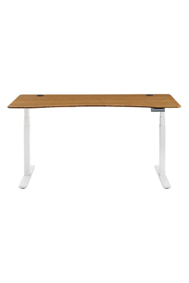 Adjustable Bamboo Hi-Low Desk | Greenington Ascent | Oroatrade.com