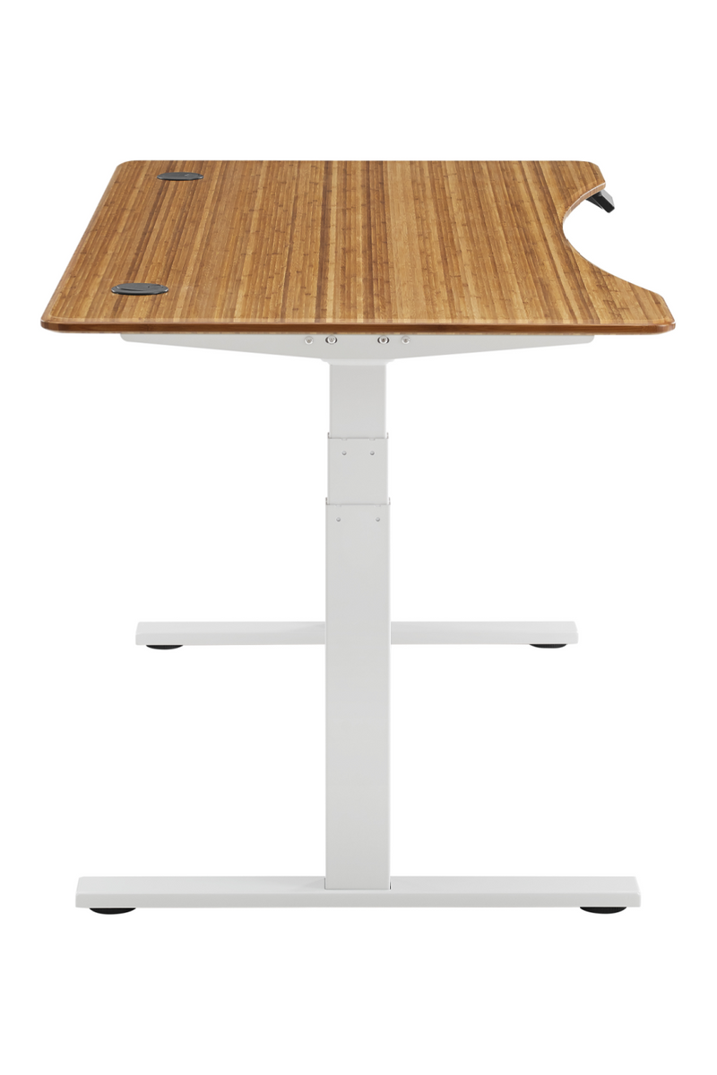 Adjustable Bamboo Hi-Low Desk | Greenington Ascent | Oroatrade.com