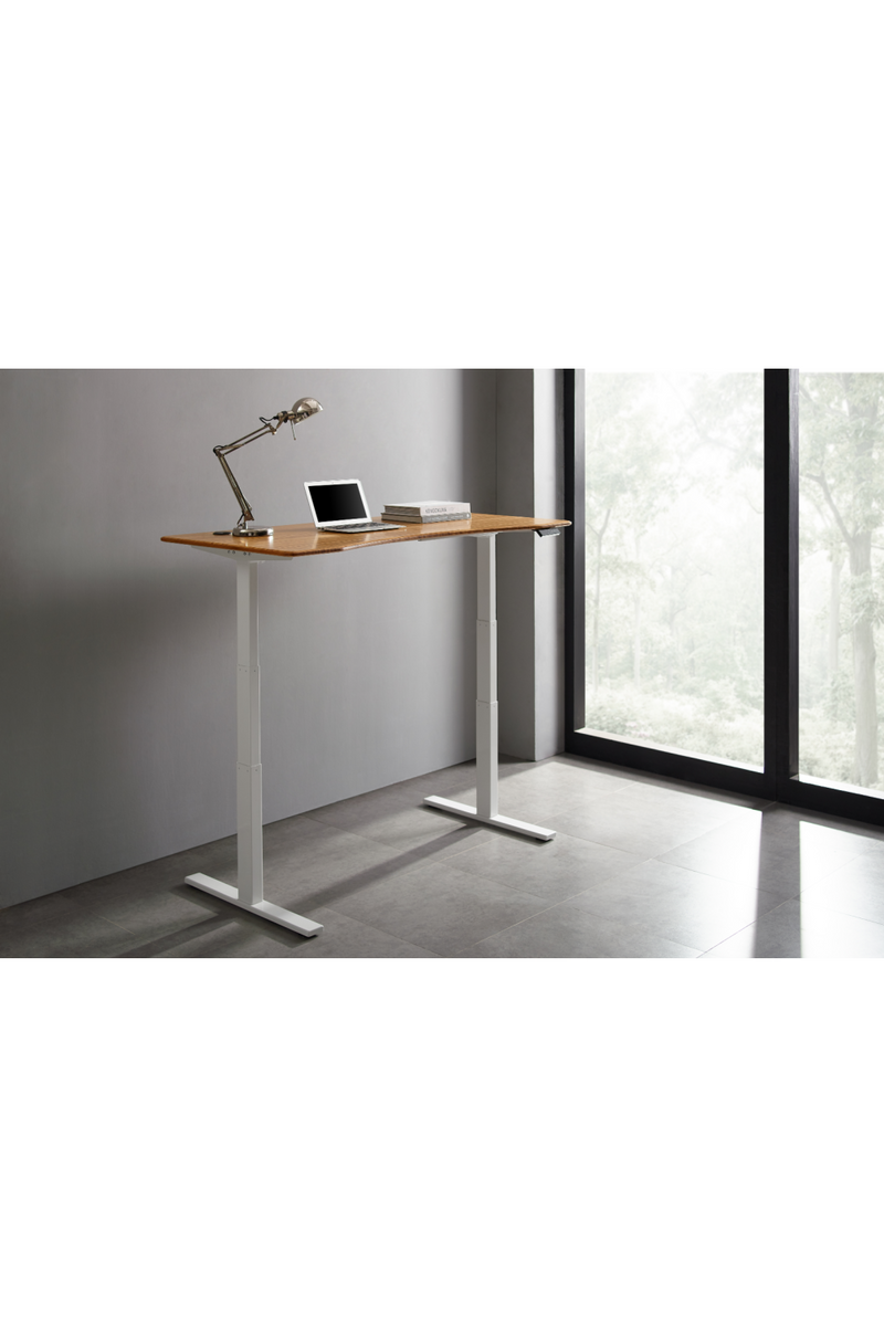 Adjustable Bamboo Hi-Low Desk | Greenington Ascent | Oroatrade.com