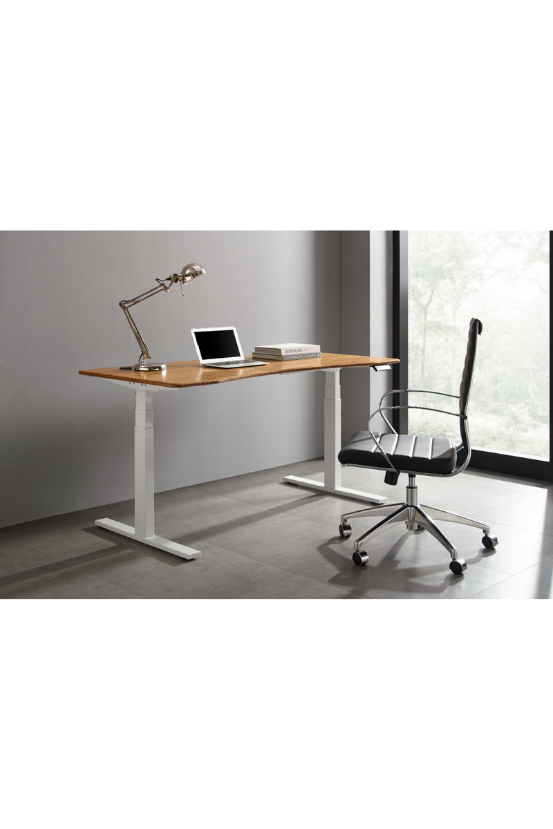 Adjustable Bamboo Hi-Low Desk | Greenington Ascent | Oroatrade.com