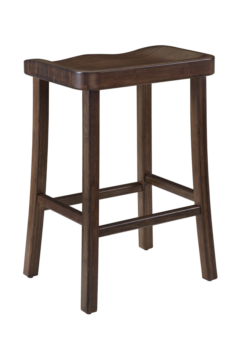 Solid Bamboo Counter Stools (2) | Greenington Tulip | Oroatrade.com