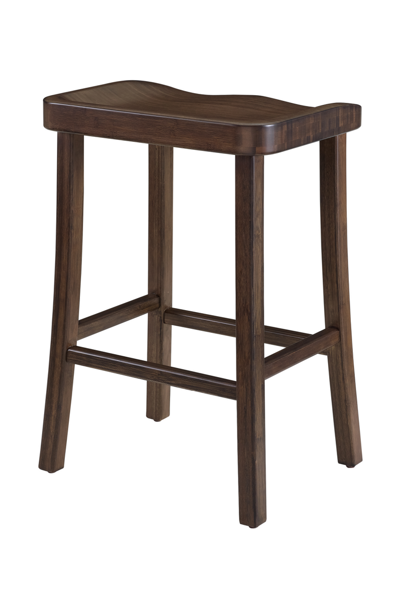 Solid Bamboo Counter Stools (2) | Greenington Tulip | Oroatrade.com